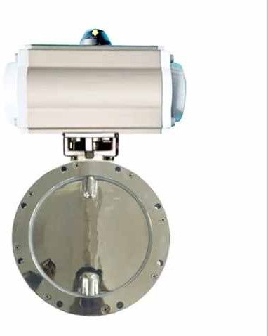 Stainless Steel Pneumatic Butterfly Valve