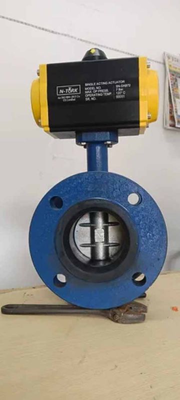Wafer Type Double Flange Butterfly Valve