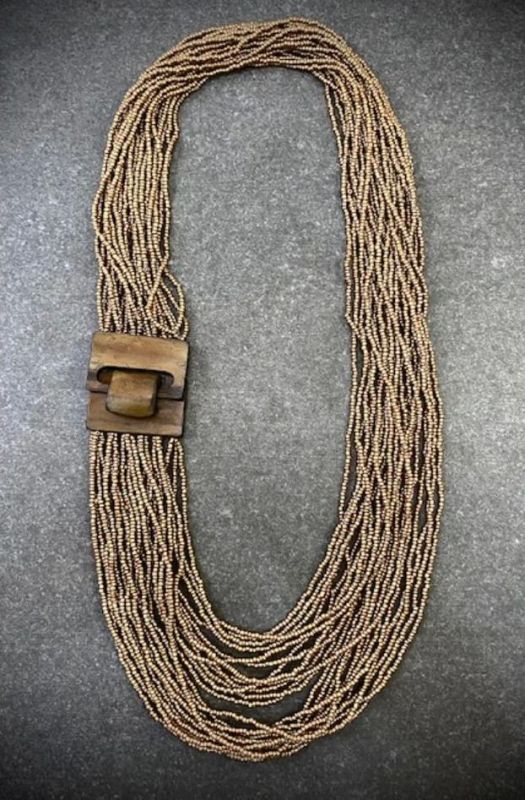 Brown Beaded Necklace