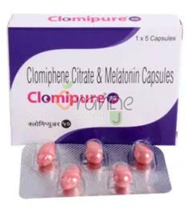Clomipure 50mg Citrate Melatonin Capsules