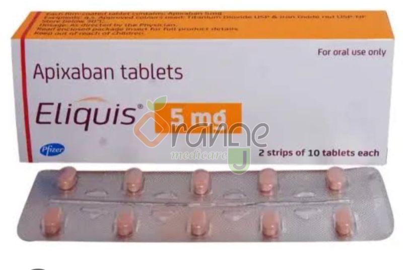 Eliquis Apixaban 5mg Tablets