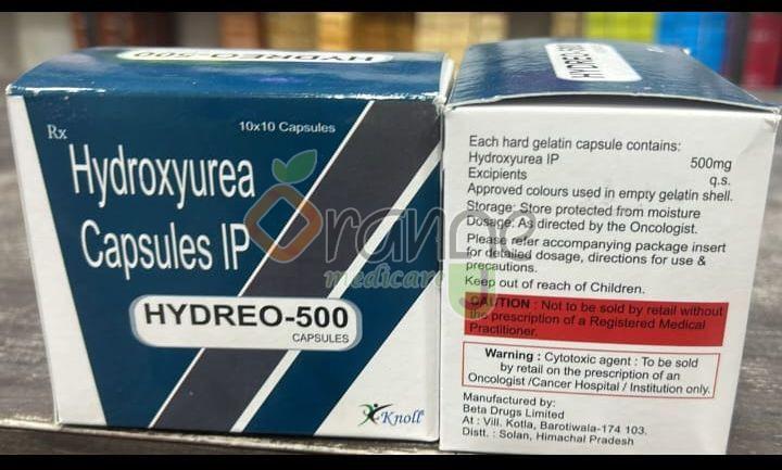 Hydreo 500mg Hydroxyurea Capsules