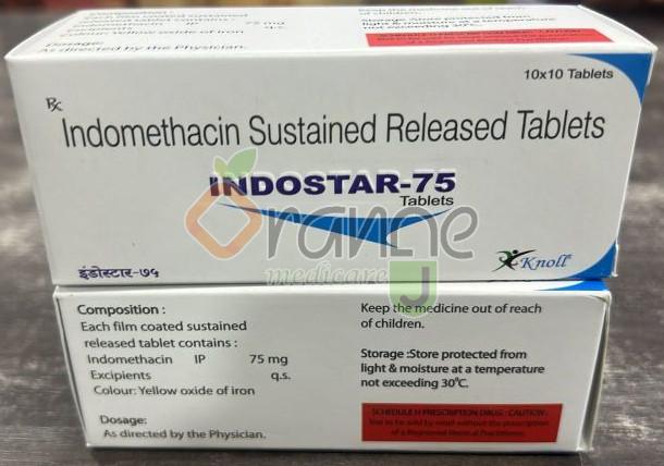 Indostar 75mg Indomethacin Sustained Released Tablets