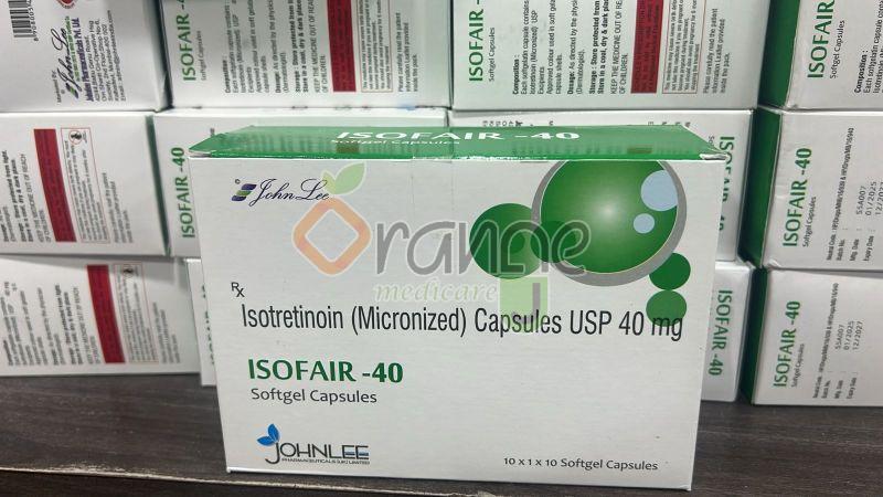 Isofair 40mg Isotretinoin Solfgel Capsules