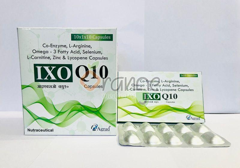 Ixo Q10 Co Enzyme Zinc Lycopene Capsules