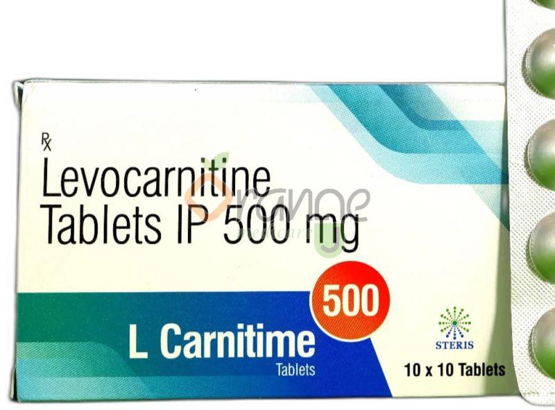L Carnitime 500mg Levocarnitine Tablets