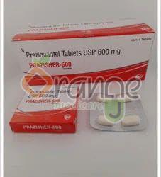 Prazisher 600mg Praziquantel Tablets