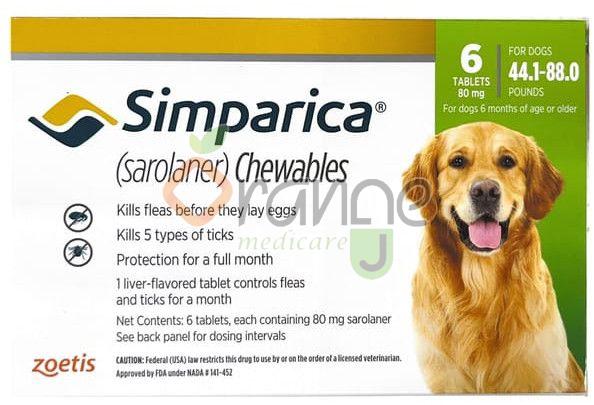 Simparica Chewable Tablets for Dog