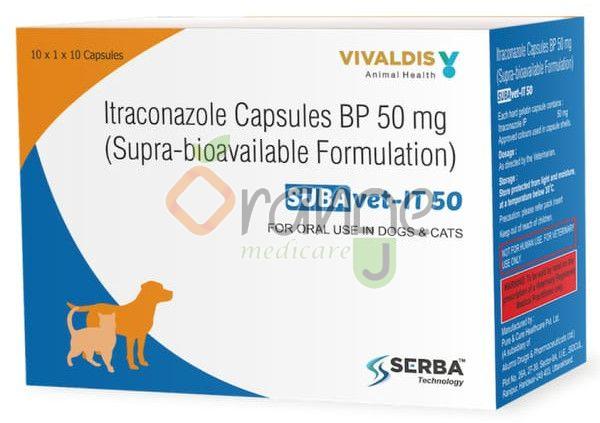 Subavet IT Itraconazole 50mg Capsules