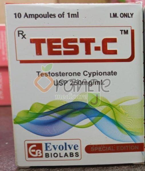 Test C 250mg Testosterone Cypionate Injection