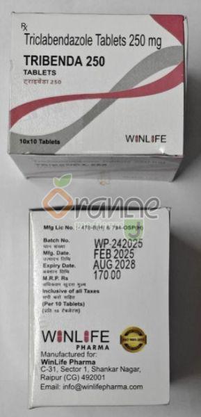 Tribenda Triclabendazole 250mg Tablets