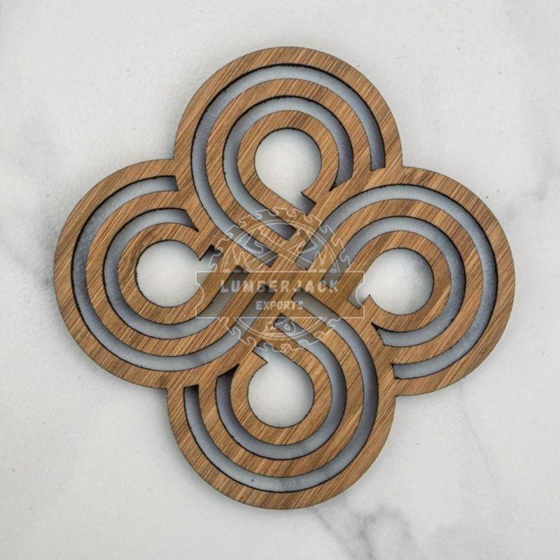 Decorative Sheesham Geometric Accent Wall Panel