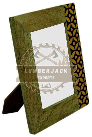 Home Decor Mango Wood Tabletop Designer Photo Frame