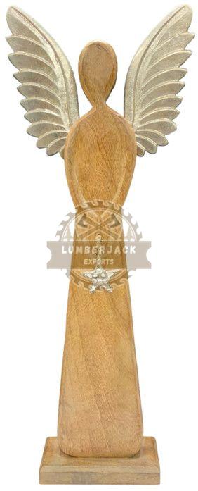 Wooden Decorware Christmas Angel Figurine