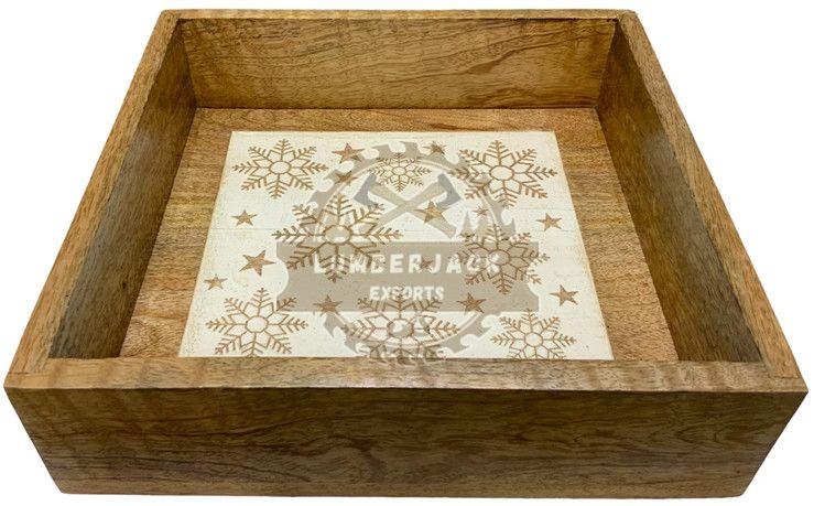 Wooden Kitchenware Christmas Storage Box