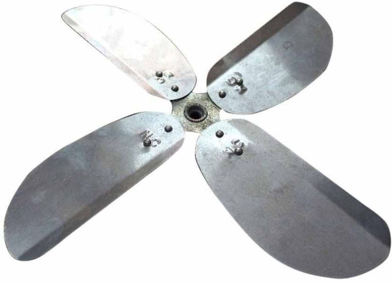 Metallic Stainless Steel Fan Blade