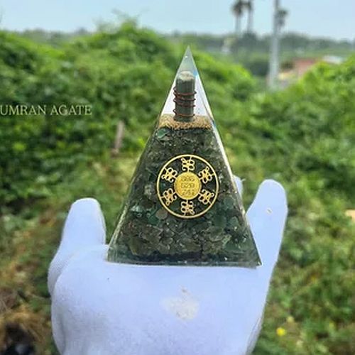 Green Jade Nubian Pyramid