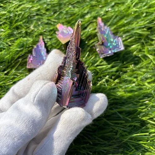 Rainbow Bismuth Crystal