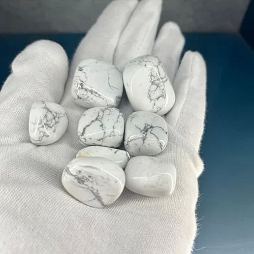 White Howlite Tumbled Stone
