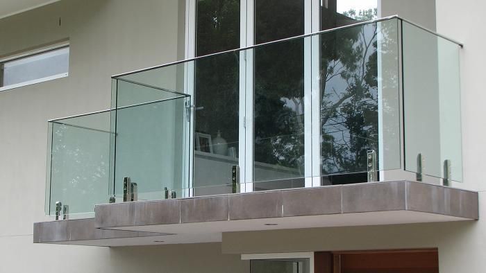 Frameless Stainless Steel Glass Handrail