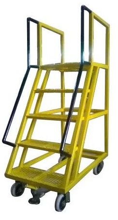 Mild Steel Trolley Step Ladder