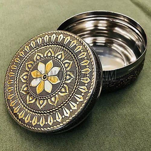 Meenakari Steel Box