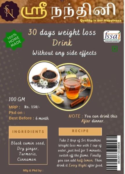 30 Days Weight Loss