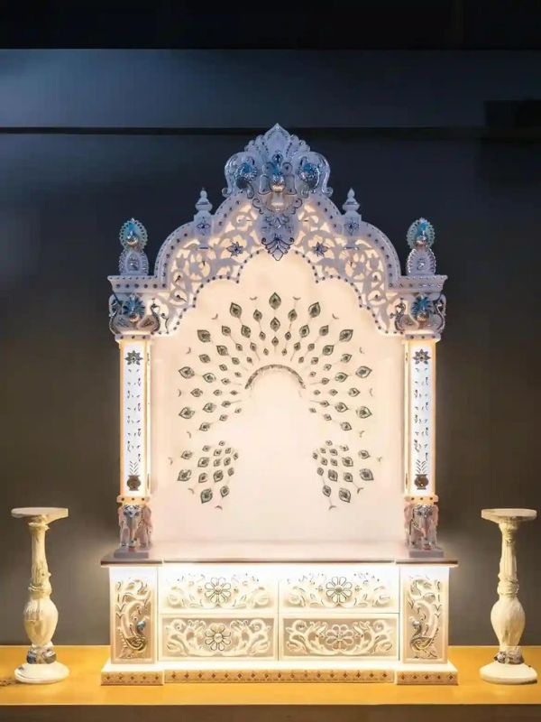 Designer White Marble Temple