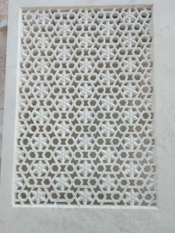 Hand Carved Marble Jali