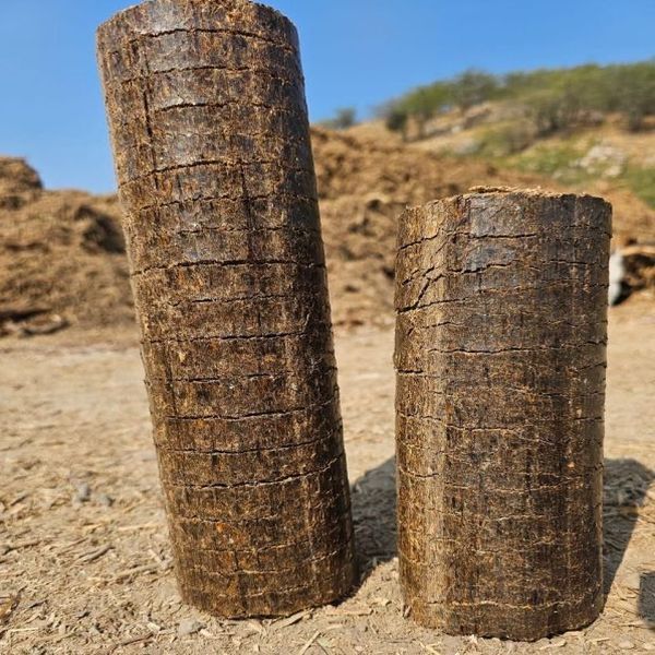 Groundnut Shell Briquettes