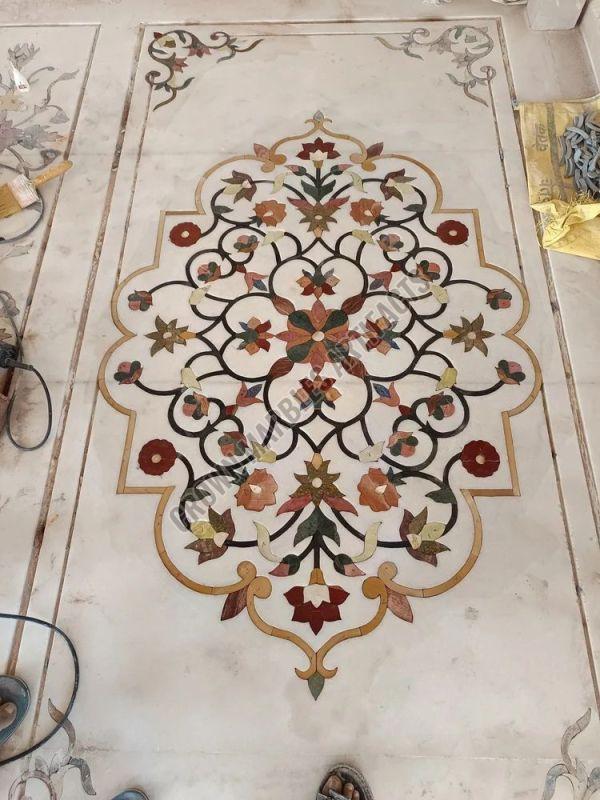 16mm Marble Inlay Flooring Service