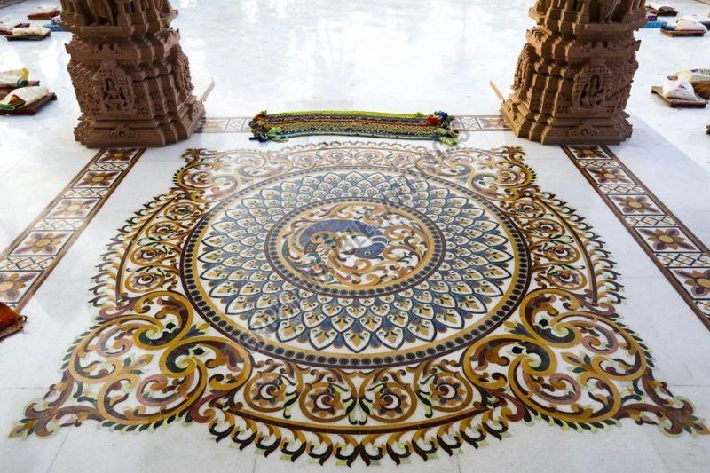 18mm Marble Inlay Flooring Service