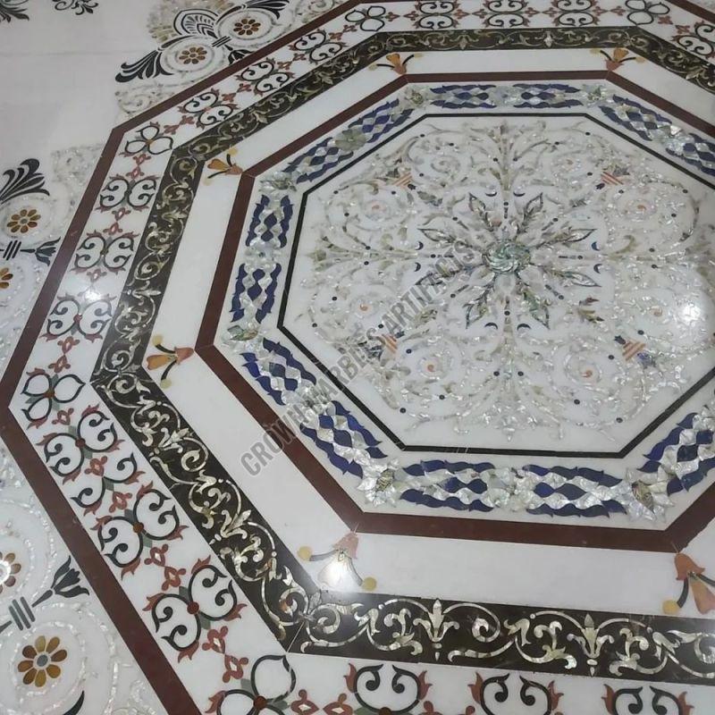 24mm Marble Inlay Flooring Service