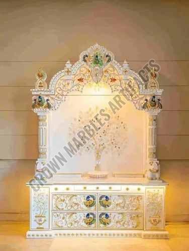 5.5 Feet Marble Pooja Temple