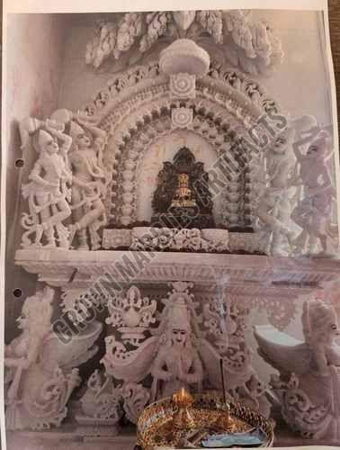 6 Feet Antique Home Marble Temple