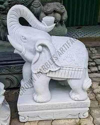 Marble Elephant Statues