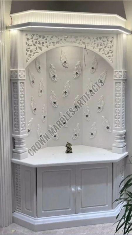 6 Feet Marble Carved Temple
