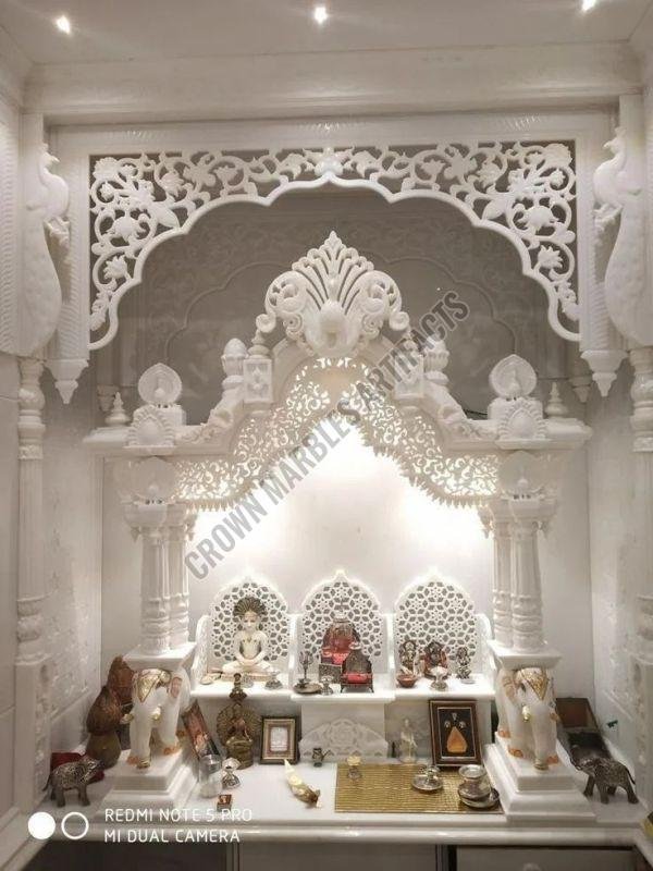 Pure Makrana White Marble Temple