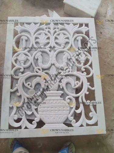 Designer White Marble Jali