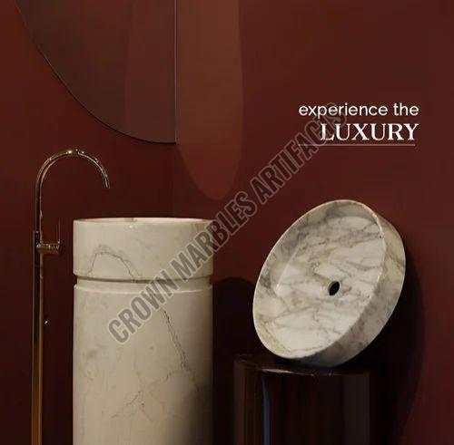 Marble Pedestal Wash Basins