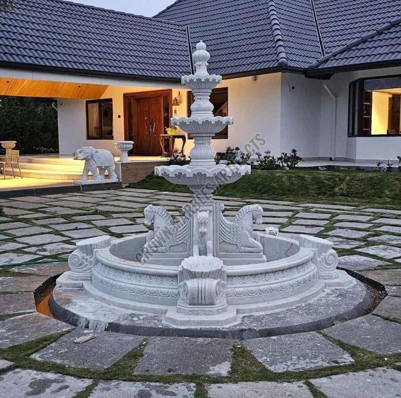 Marble Fountains 4 Horse