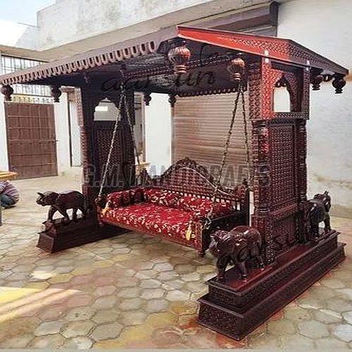 2 Seater Wooden Jhula Swing