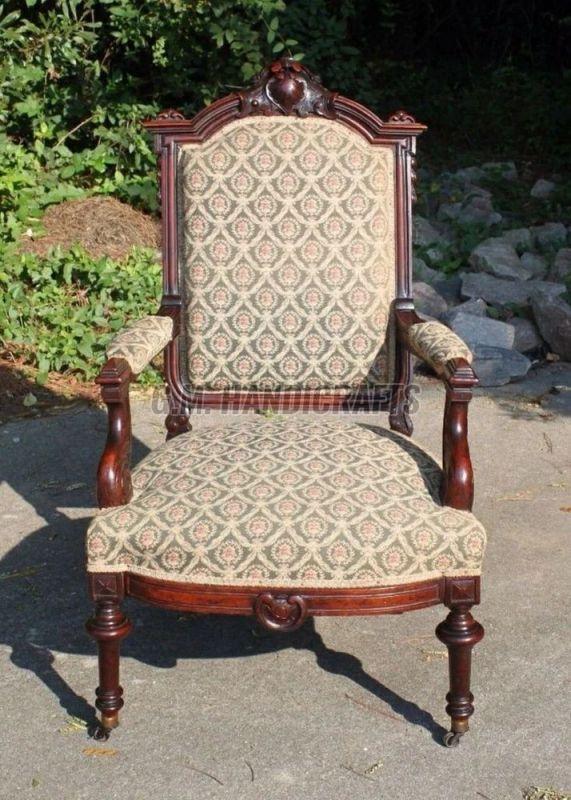 Handcrafted Wooden Royal Chair