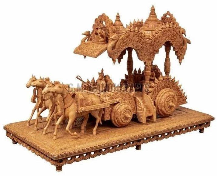 Handmade Wooden Arjun Rath