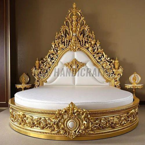 Luxury Teak Wood Wooden Hand Carved Bed