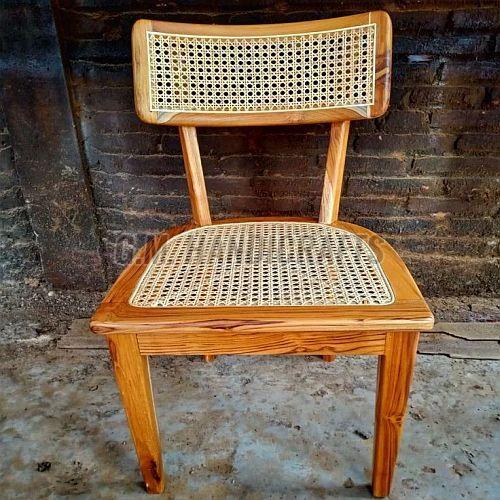 Wooden Cane Restaurant Chair