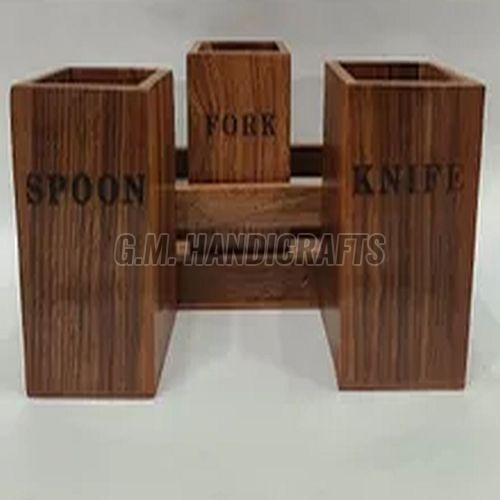 Wooden Cutlery Holder
