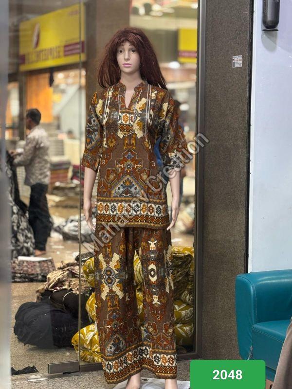 Ladies Ethnic Print Tunic Set