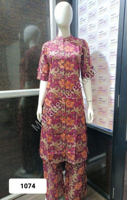 Ladies Ethnic Wear Floral Tunic Set