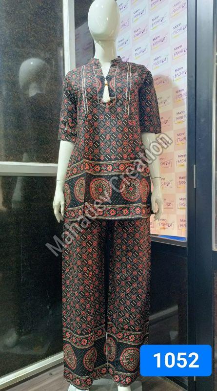 Ladies Ethnic Wear Tassel Co-ord Set